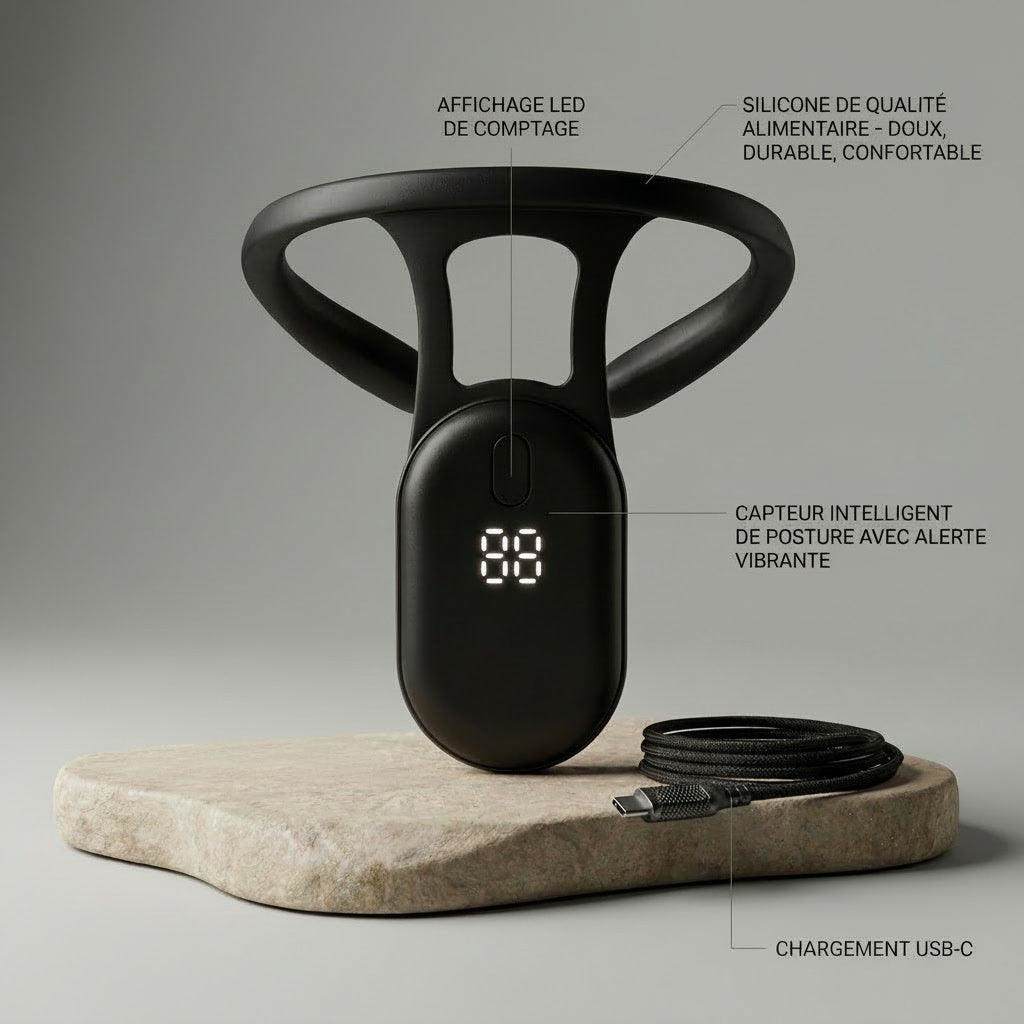 Pack Ergonomie Prevora : Correcteur de Posture Intelligent + Coussinets de Coude